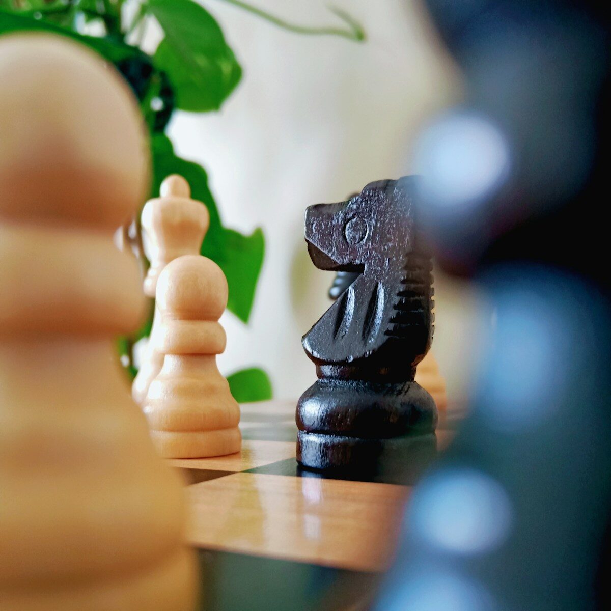 brown wooden elephant figurine on brown wooden table